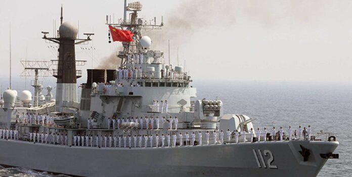 China envía un buque destructor frente a las costas del sureste de ...