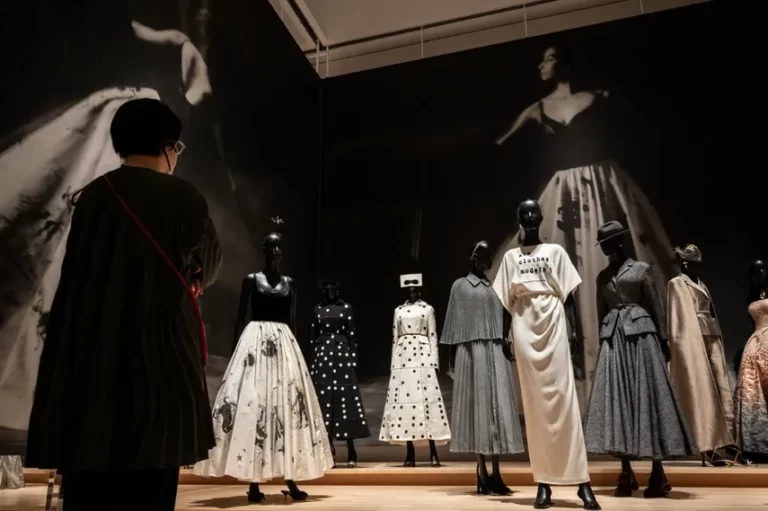 Dior plasma influencia de Japón en la moda en nueva muestra