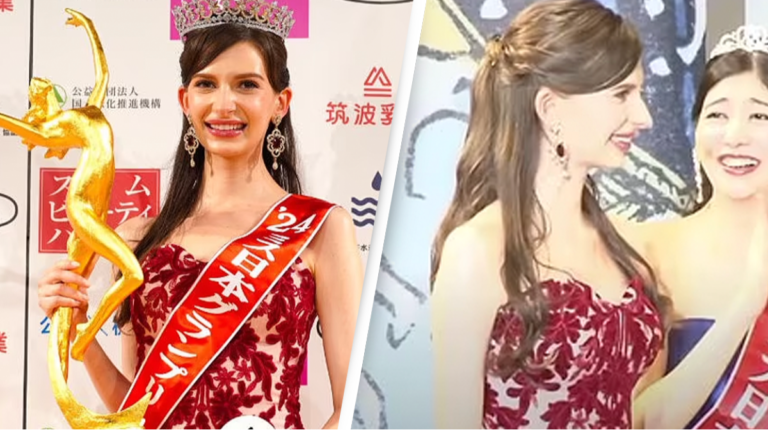 Carolina Shiino es japonesa, pero muchos en su país no aceptan que sea Miss Japón