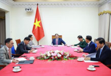 Premier vietnamita mantiene conversación telefónica con su homólogo malasio