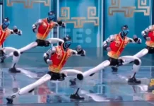 Impactante exhibición de robots humanoides en la gala del Año Nuevo en China