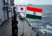 India y Japón firmaron un acuerdo naval para compartir información y ampliar ejercicios en el Indo-Pacífico