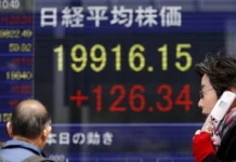 Las bolsas de valores de Japón cerraron con subidas; el Nikkei 225 ganó un 3.60%