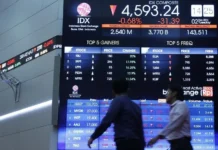 Las bolsas de valores de Indonesia cerraron con subidas; el IDX Composite ganó un 0.01%