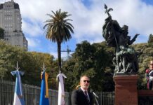 Buenos Aires fue sede de la conmemoración del 35.º aniversario de la Independencia de Ucrania