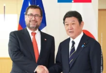 Chile y Japón buscan reforzar su cooperación estratégica tras encuentro entre cancilleres