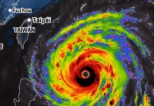 El tifón Champi avanza hacia el sur de Japón y pone en alerta a las islas de Okinawa
