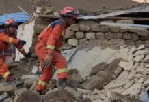 Terremoto deja al menos 16 muertos en región china de Tíbet